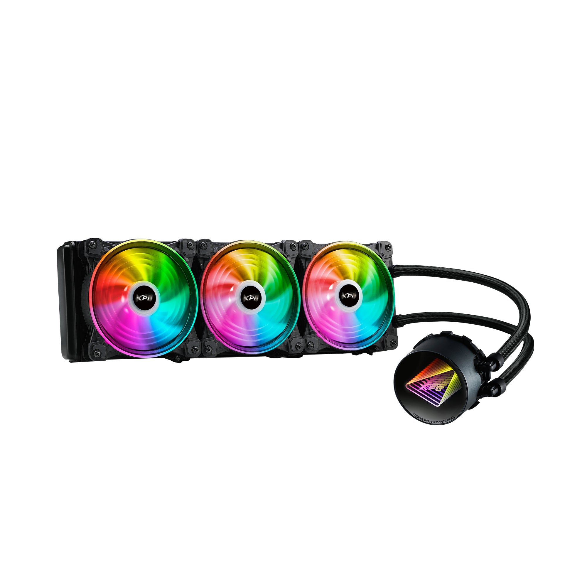 Enfriador liquido XPG LEVANTE X 360. Tres vent. ARGB 120 mm. Radiador aluminio 360mm. Intel: LGA 1700 - 1200, 115x y AMD: AM5, AM4. LEVANTEX360-BKCWW Enfriador liquido XPG LEVANTE X 360. Tres vent. ARGB 120 mm. Radiador aluminio 360mm. Intel: LGA 1700 - 1200, 115x y AMD: AM5, AM4. LEVANTEX360-BKCWW